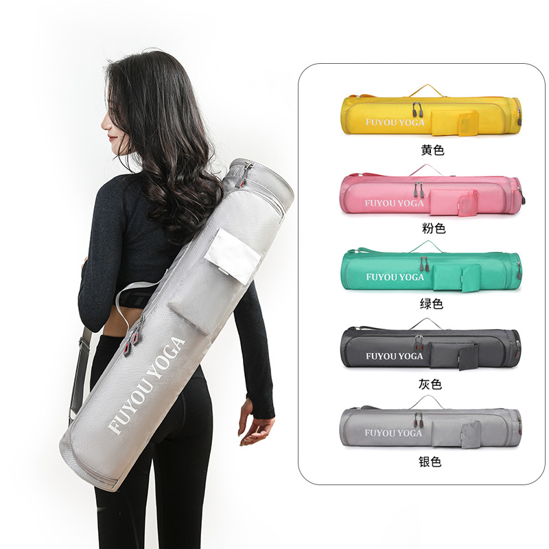 Fitness Yoga Pilates - กระเป๋าใส่เสื่อโยคะความจุขนาดใหญ่ น้ำหนักเบา กันน้ำ กระเป๋าสะพายข้างสำหรับออกกำลังกาย แฟชั่น กระเป๋าหลายช่อง
